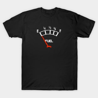 old style car fuel gauge T-Shirt